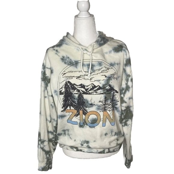 Modish Relic Buckle Unisex SM Mt Zion Tie Dye  Hooded Sweatshirt Pullover Hoodie - Picture 1 of 15